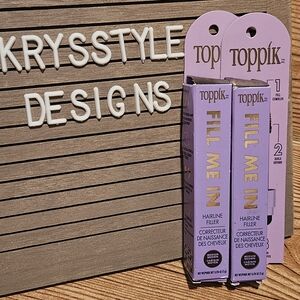 Toppik Hairline Filler Fill Build Blend Medium Brown (2)